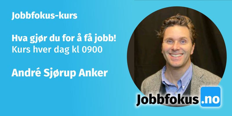 André Anker hjeper jobbsøkere på Jobbfokus-kurs